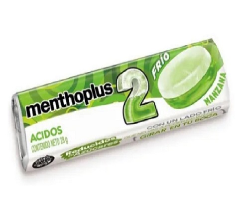 PASTILLAS MENTHOPLUS ACIDOS MANZANA
